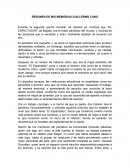 RESUMEN DE MIS MEMORIAS GUILLERMO CANO
