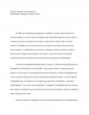 Informe de la modernidad latinoamericana