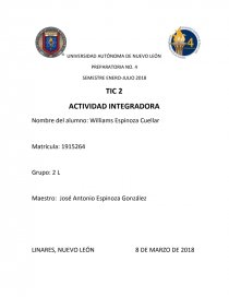 TIC 2 ACTIVIDAD INTEGRADORA. Página 1