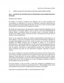 SOLICITUD DE CONTRATACION DE PROFESIONAL PARA ADMINISTRACION Y FINANZAS