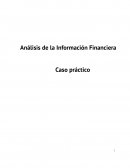 Análisis de la Información Financiera - Caso práctico