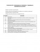 PROGRAMACIÓN Y CRONOGRAMA DE CONFERENCIA: “DESARROLLO Y CRECIMIENTO DE LAS MYPES”