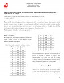 Determinación experimental de la gravedad