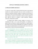 CAPÍTULO III. PROFESIONALIZACIÓN DEL EJÉRCITO