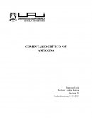 Comentario Crítico Antígona