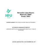 LIDERAZGO ASERTIVO EN LAS HABILIDADES DIRECTIVAS Y TOMA DE DECISIONES