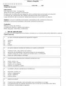 Prueba Historia y geografía