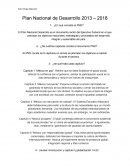 ¿De cuántos capítulos consta el documento PND?