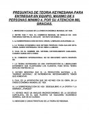 PREGUNTAS DE TEORIA KEYNESIANA