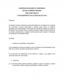 Acuerdos escolares de convivencia