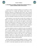 EL RENDIMIENTO ACADÉMICO UNIVERSITARIO DE ESPAÑA VERSUS LA UNIDAD ACADÉMICA DONDE USTED ESTUDIA