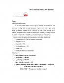 En el presupuesto mensual de un grupo familiar compuesto por seis personas