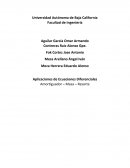 Aplicaciones de Ecuaciones Diferenciales