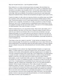 Cafe. Algo que me pasó hace poco y que me gustaría compartir. Página 1