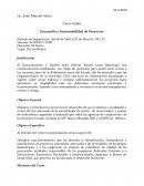 Curso Taller Desarrollo y Sustentabilidad de Proyectos