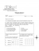 PRUEBA DE UNIDAD N° 1 “El mundo en el que vivo”