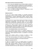 Ideas básicas del Derecho Internacional Público