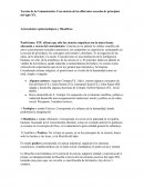 Teorías de la Comunicación: Una síntesis de las diferentes escuelas de principios del siglo XX