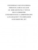 FUNDAMENTOS DE LA ADMINISTRACION LA PLANEACION Y TUS EMPLEADOS