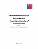 Experiencia pedagógica de innovación: “inclusión Alimentaria”