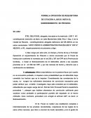 FORMULA OPOSICIÓN DE REQUISITORIA