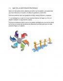 QUE ES LA GESTION ESTRATEGICA
