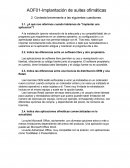 Implantación de suites ofimáticas