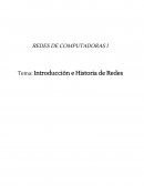 Introducción e Historia de Redes