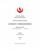 GESTIÓN DEL TRANSPORTE Y DISTRIBUCIÓN ACTIVIDAD N°1 – EMPRESAS MAYORISTAS