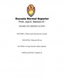 Observación del proceso escolar