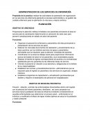 Administracion de los servicios de enfermeria