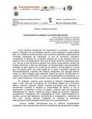 El pensamiento complejo y la transdisciplinareidad.