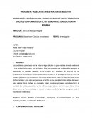 MODELACIÓN HIDRÁULICA DEL TRANSPORTE DE METALES PESADOS EN SOLIDOS SUSPENDIDOS EN EL RIO SAN JORGE; JURISDICCIÓN LA MOJANA