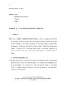 INFORME DE EVALUACIÓN PSICOLOGICA FORENSE