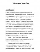 Historia del Muay Thai