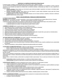 INSERCIÓN DE LAS EMPRESAS EN MERCADOS INTERNACIONALES. Página 1