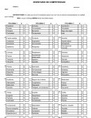 INVENTARIO DE COMPETENCIAS