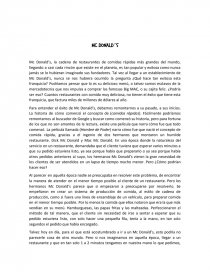 MC DONALD´S. Página 1