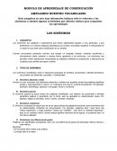 MODULO DE APRENDIZAJE DE COMUNICACIÓN
