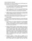 Criterios de Selección de Mercado