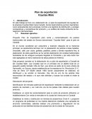 Plan de exportación Coyotas Malú Introducción