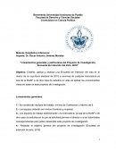 Lineamientos, proyecto de investigación, Encuesta intención del voto, 2018.