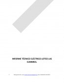 INFORME TÉCNICO ELÉCTRICO LOTEO LAS CUMBRES
