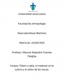 Ensayo: Tótem y tabú, el malestar en la cultura y el señor de las mocas.