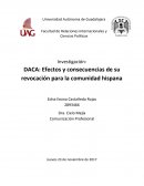 DACA: Efectos y consecuencias de su revocación para la comunidad hispana