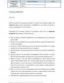Aplicar los conocimientos relativos a la gestión de actividades (ABM) a una empresa real que desea incrementar la rentabilidad de sus clientes. Se tendrá en cuanta tu participación en el foro del caso.