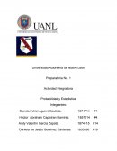 Preparatoria No. 1 Actividad Integradora Probabilidad y Estadistica