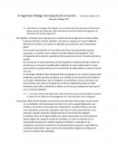 El ingenioso hidalgo Don Quijote de la mancha Guía de trabajo N°1