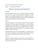 Resumen de lka Apología de Sócrates