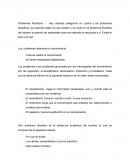 Los problemas a los problemas generados por las interrogantes del conocimiento son las siguientes